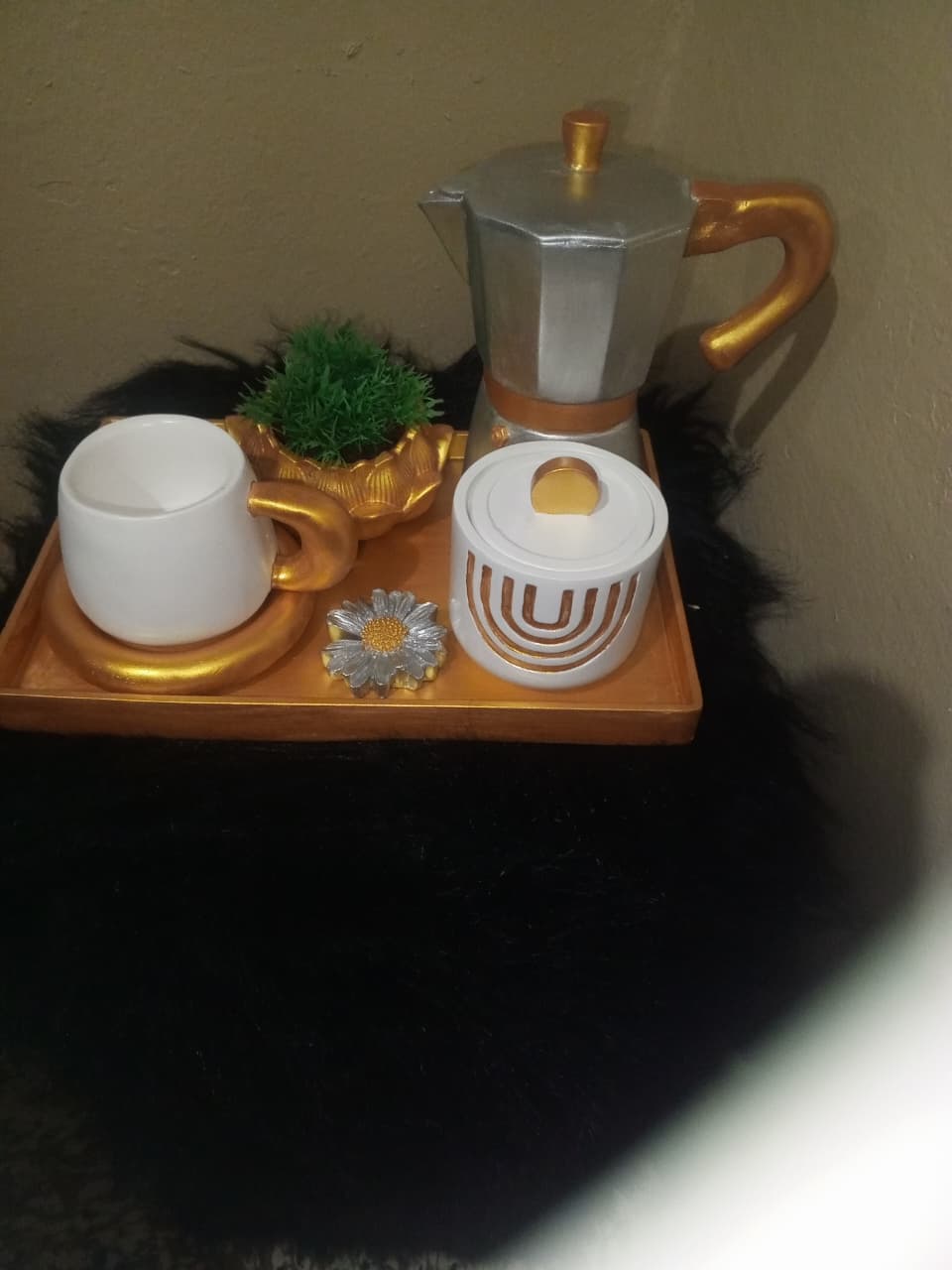 Accesorio de decoración para el hogar en yeso